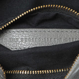 Balenciaga Grey Chevre Metallic Edge Mini City Handbags Balenciaga