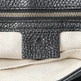 Gucci Black Pebbled Calfskin Medium Soho Flap Crossbody Handbags Gucci