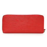 Louis Vuitton Red Epi Clemence Wallet Accessories Louis Vuitton