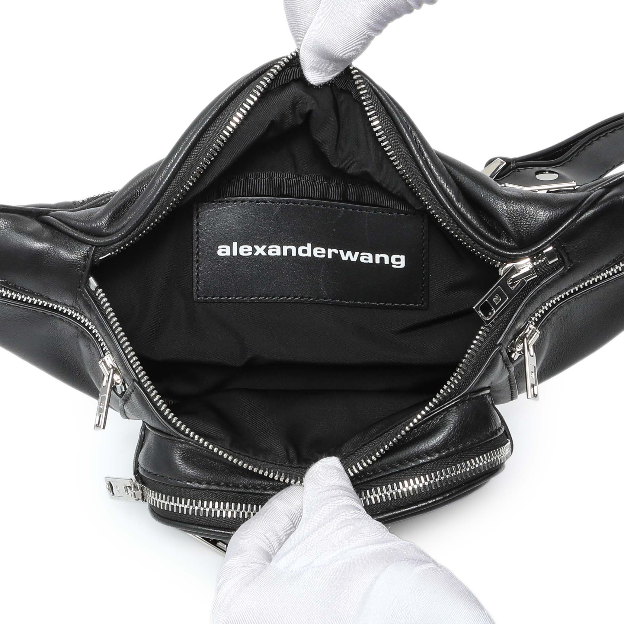 Alexander Wang Black Lambskin Attica Belt Bag – Modaselle