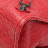 Balenciaga Red Agneau Classic Hardware S City Handbags Balenciaga