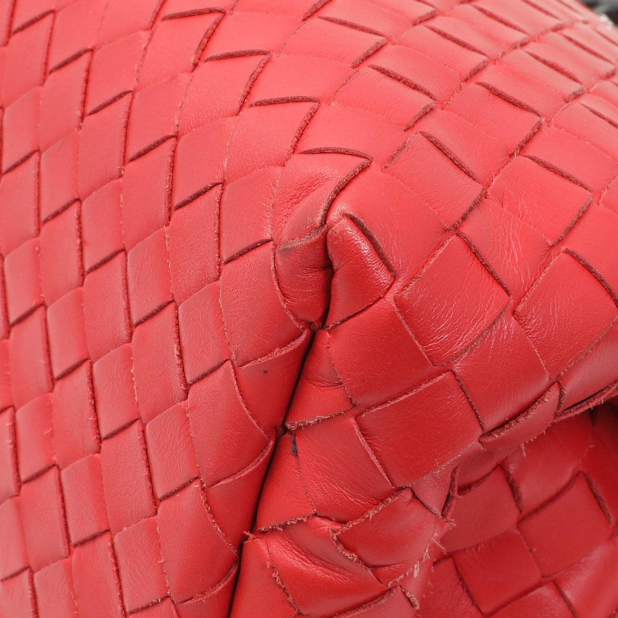 Bottega Veneta Red Intrecciato Small Roma Tote Handbags Bottega Veneta