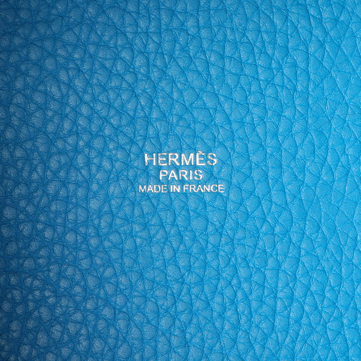 Hermes Bleu Zanzibar Clemence Picotin Lock 18 PM Handbags Hermes