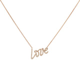 Tiffany & Co. 18K Rose Gold Diamond Paloma's Graffiti Love Pendant