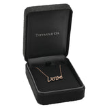 Tiffany & Co. 18K Rose Gold Diamond Paloma's Graffiti Love Pendant