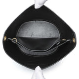 Prada Black Calfskin Symbole Bucket Bag Handbags Prada