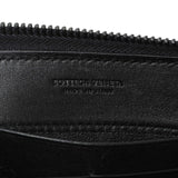 Bottega Veneta Black Nappa Intrecciato Zip Around Wallet Accessories Bottega Veneta