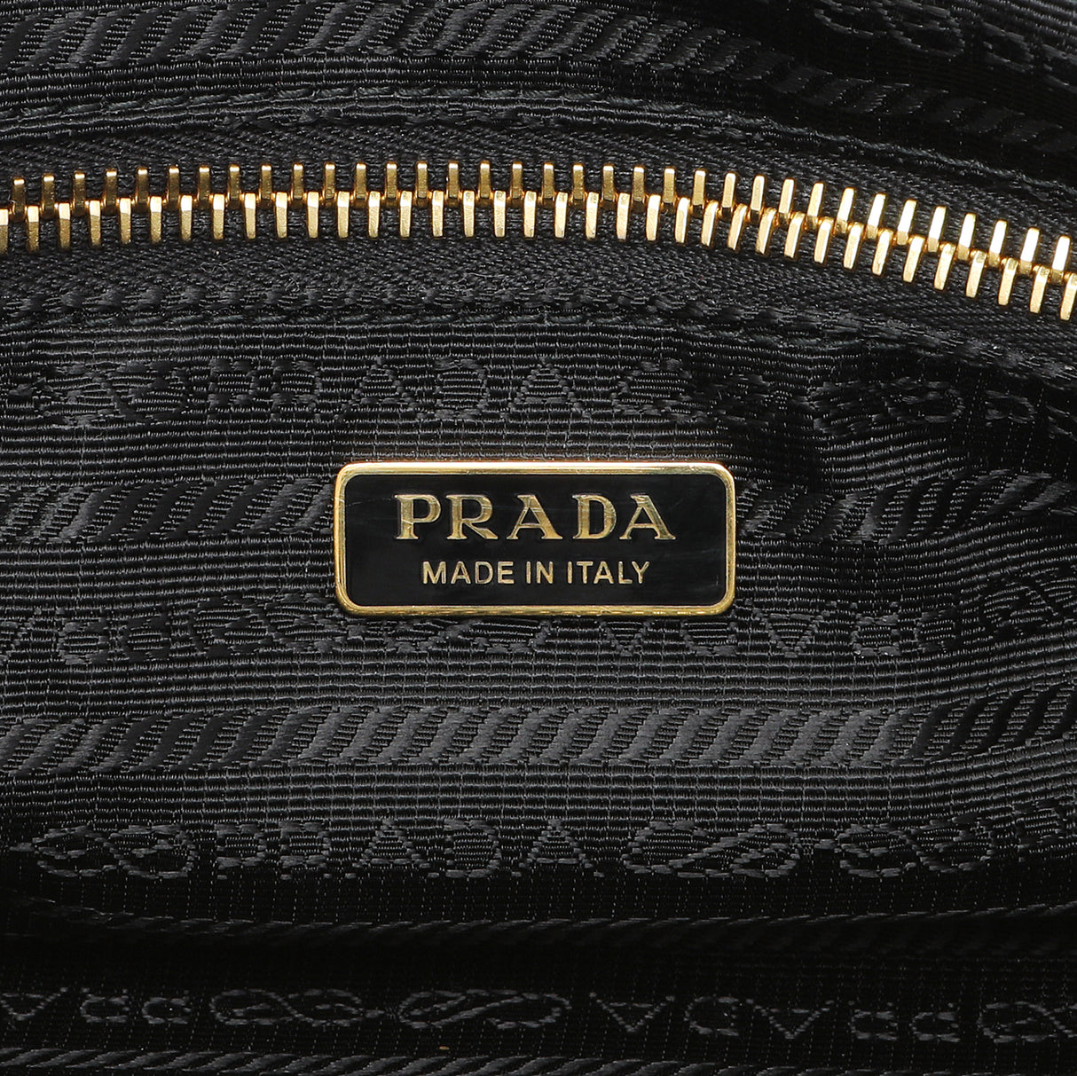 Prada Black Glossy Calfskin Triangle Medium Bonnie Shoulder Bag Handbags Prada