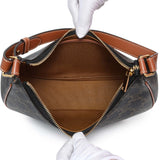 Celine Triomphe Canvas Calfskin Ava Shoulder Bag
