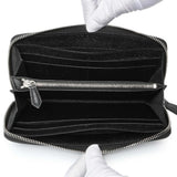 Givenchy Black Calfskin Zip Around Wallet Accessories Givenchy