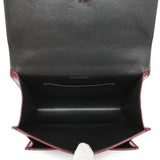 Balenciaga Burgundy Box Calfskin XS Sharp Top Handle Bag Handbags Balenciaga