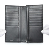 Christian Dior Homme Oblique Jacquard Vertical Bifold Long Wallet Accessories Christian Dior