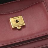 Balenciaga Burgundy Box Calfskin XS Sharp Top Handle Bag Handbags Balenciaga