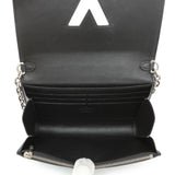 Louis Vuitton Black Epi Monogram Twist Chain Wallet Handbags Louis Vuitton
