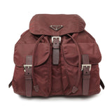 Prada Bordeaux Nylon Vela Medium Backpack