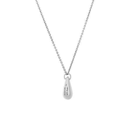 Tiffany & Co. Sterling Silver Teardrop Pendant Designer Jewellery Tiffany and Co
