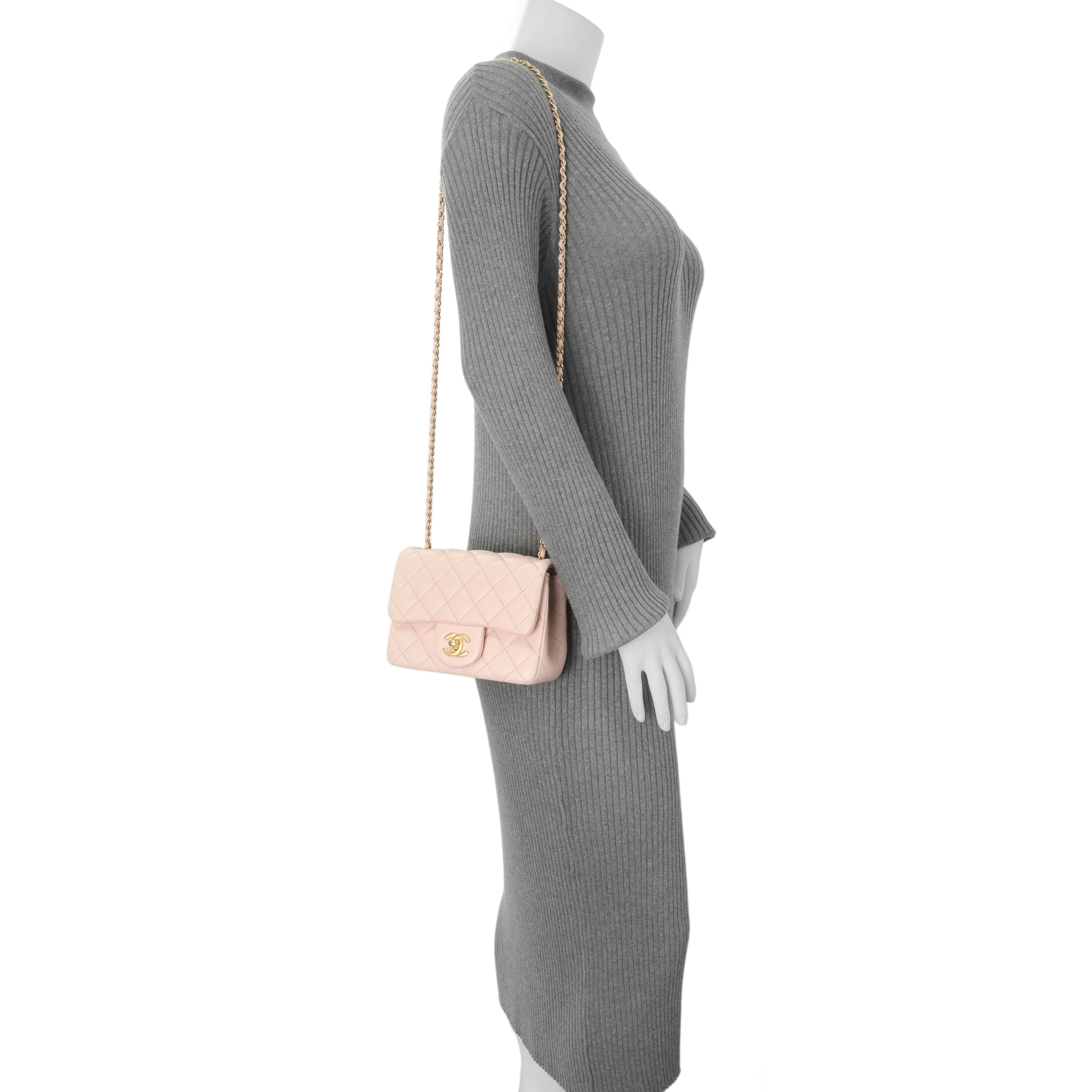 Chanel Pink Quilted Lambskin Mini Pearl Crush Flap – Modaselle