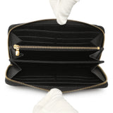 Louis Vuitton Black Damier Paillettes Zippy Wallet