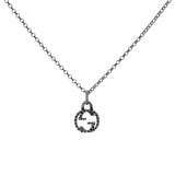 Gucci Sterling Silver Interlocking G Pendant Necklace Designer Jewellery Gucci