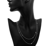 Tiffany & Co. Platinum Diamonds By The Yard Sprinkle Necklace Designer Jewellery Tiffany and Co