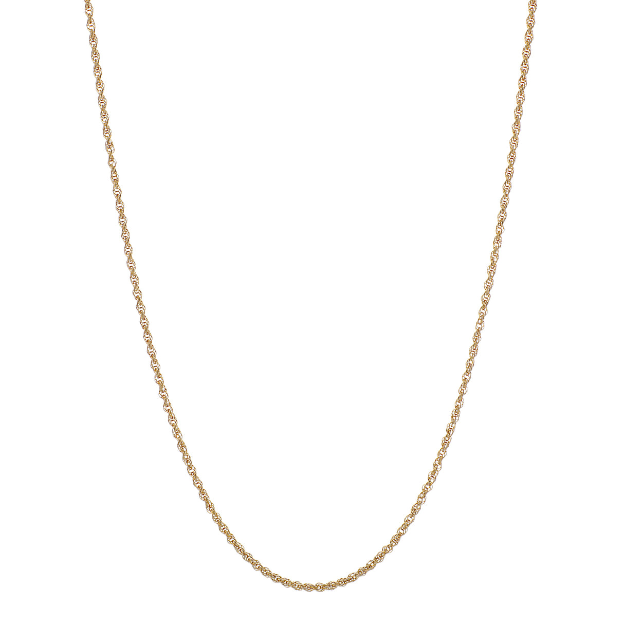 14K Yellow Gold Rope Chain Fine Jewellery Modaselle
