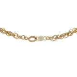 14K Yellow Gold Rope Chain Fine Jewellery Modaselle