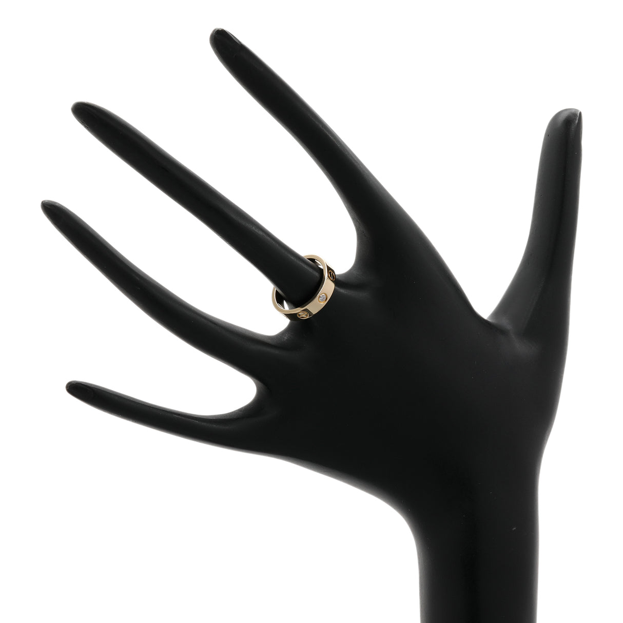 Cartier 18K Yellow Gold 1 Diamond Love Wedding Band Designer Jewellery Cartier