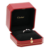Cartier 18K White Gold Diamond Love Wedding Band Designer Jewellery Cartier