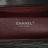 Chanel Black Quilted Lambskin Maxi Single Flap