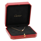 Cartier 18K Rose Gold Interlocking Love Pendant Designer Jewellery Cartier