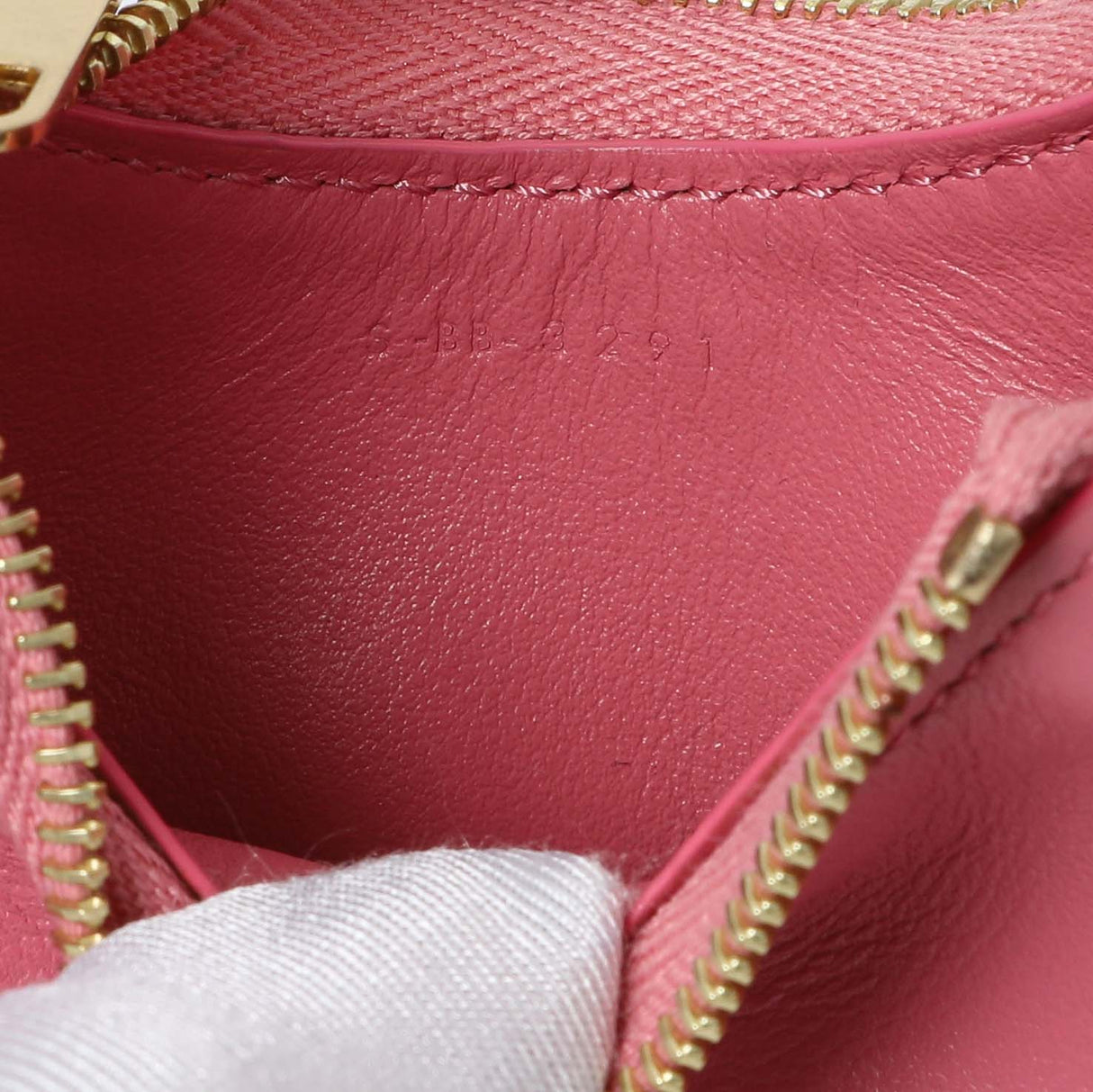 Celine Pink Calfskin Micro Ava Pouch Charm Accessories Celine