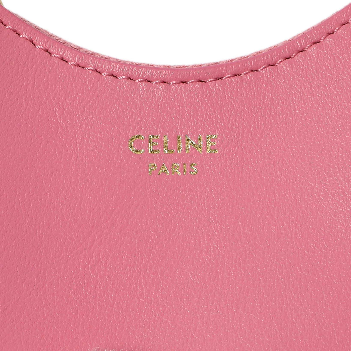 Celine Pink Calfskin Micro Ava Pouch Charm Accessories Celine