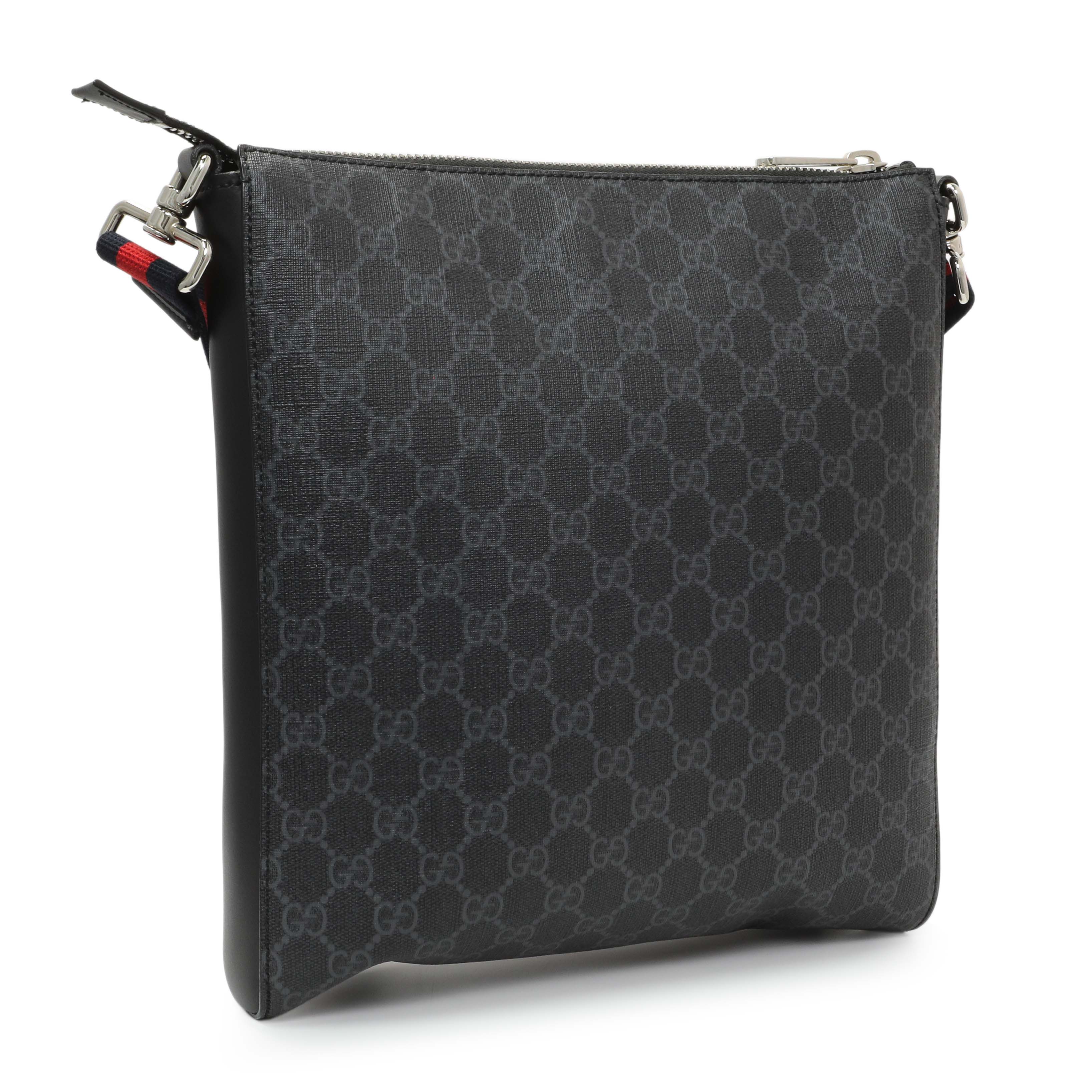 Gucci GG Supreme Monogram Web Flat Messenger Bag – Modaselle