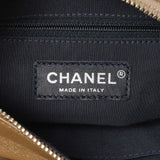 Chanel Green Aged Calfskin Chevron Quilted Small Gabrielle Hobo Handbags Chanel