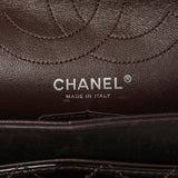 Chanel Metallic Brown Quilted Patent 2.55 Reissue 226