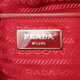 Prada Red Saffiano Lux Parabole Tote Handbags Prada
