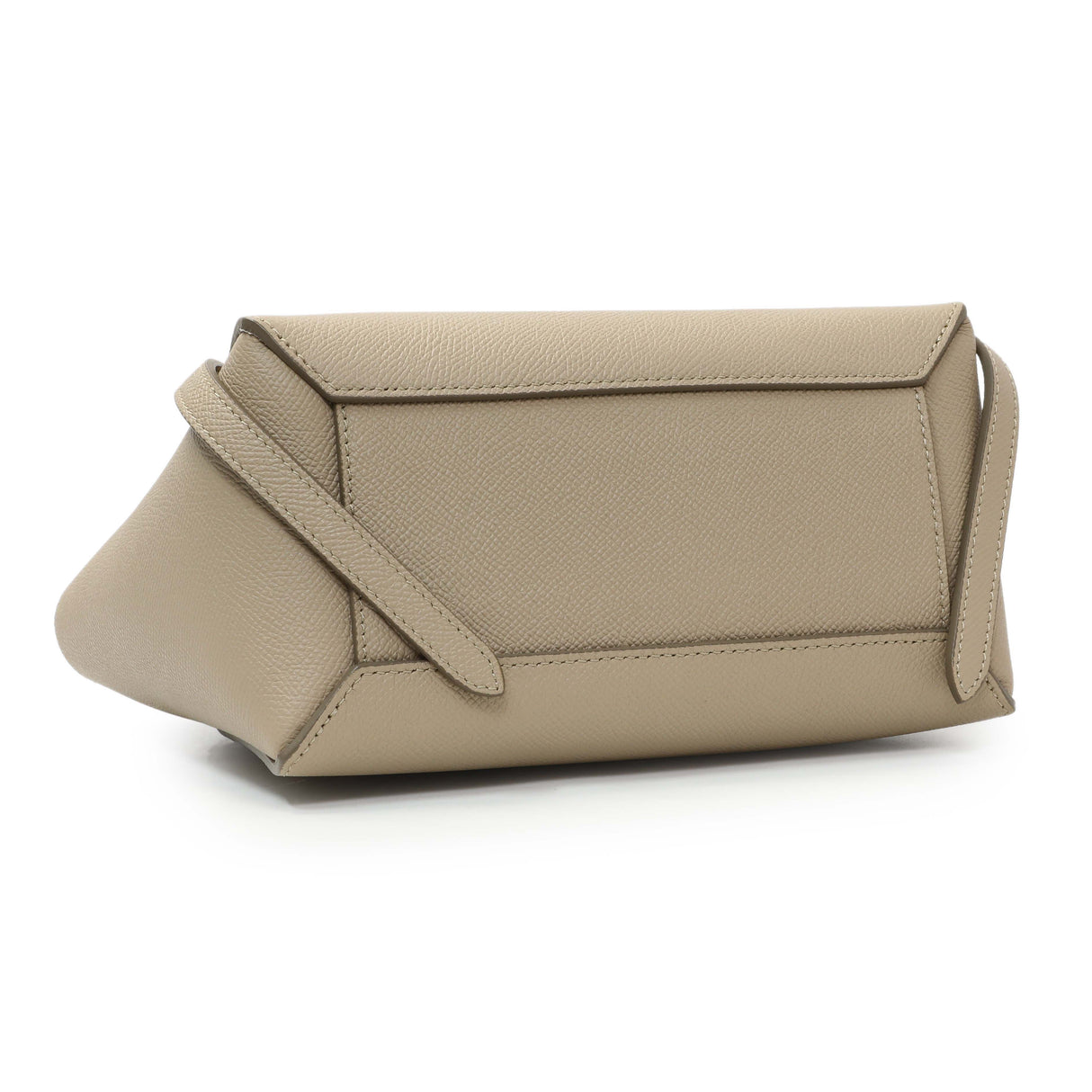 Celine Beige Grained Calfskin Nano Belt Bag