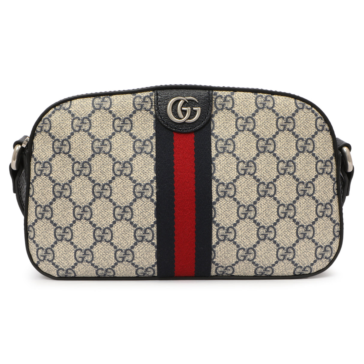 Gucci Blue GG Supreme Monogram Ophidia Crossbody