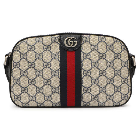 Gucci Blue GG Supreme Monogram Ophidia Crossbody