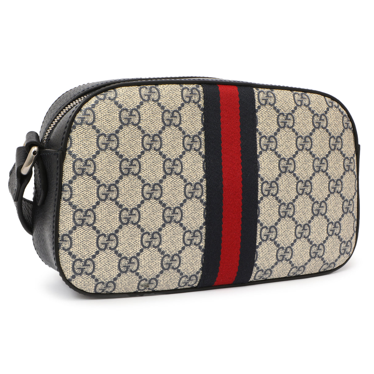 Gucci Blue GG Supreme Monogram Ophidia Crossbody