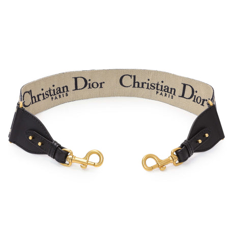 Christian Dior Canvas Embroidered Shoulder Strap Accessories Christian Dior