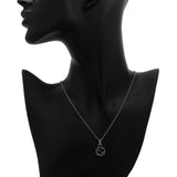 Gucci Sterling Silver Interlocking G Pendant Necklace Designer Jewellery Gucci