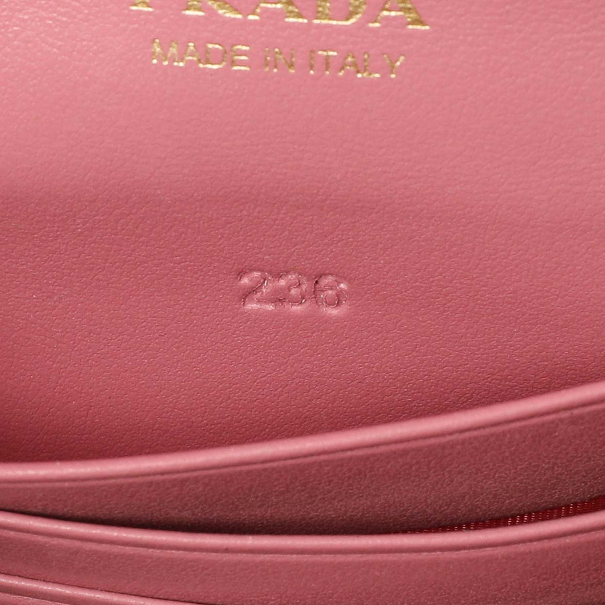 Prada Pink Vitello Move Envelope Wallet