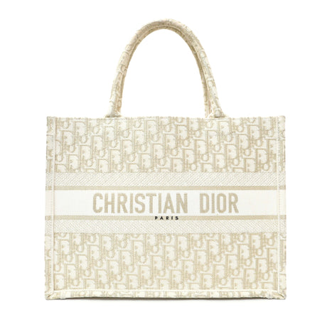 Christian Dior Gold Oblique Medium Book Tote Handbags Christian Dior
