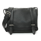 Hermes Black Taurillon Clemence Steve Caporal Messenger Handbags Hermes