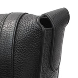 Hermes Black Taurillon Clemence Steve Caporal Messenger Handbags Hermes