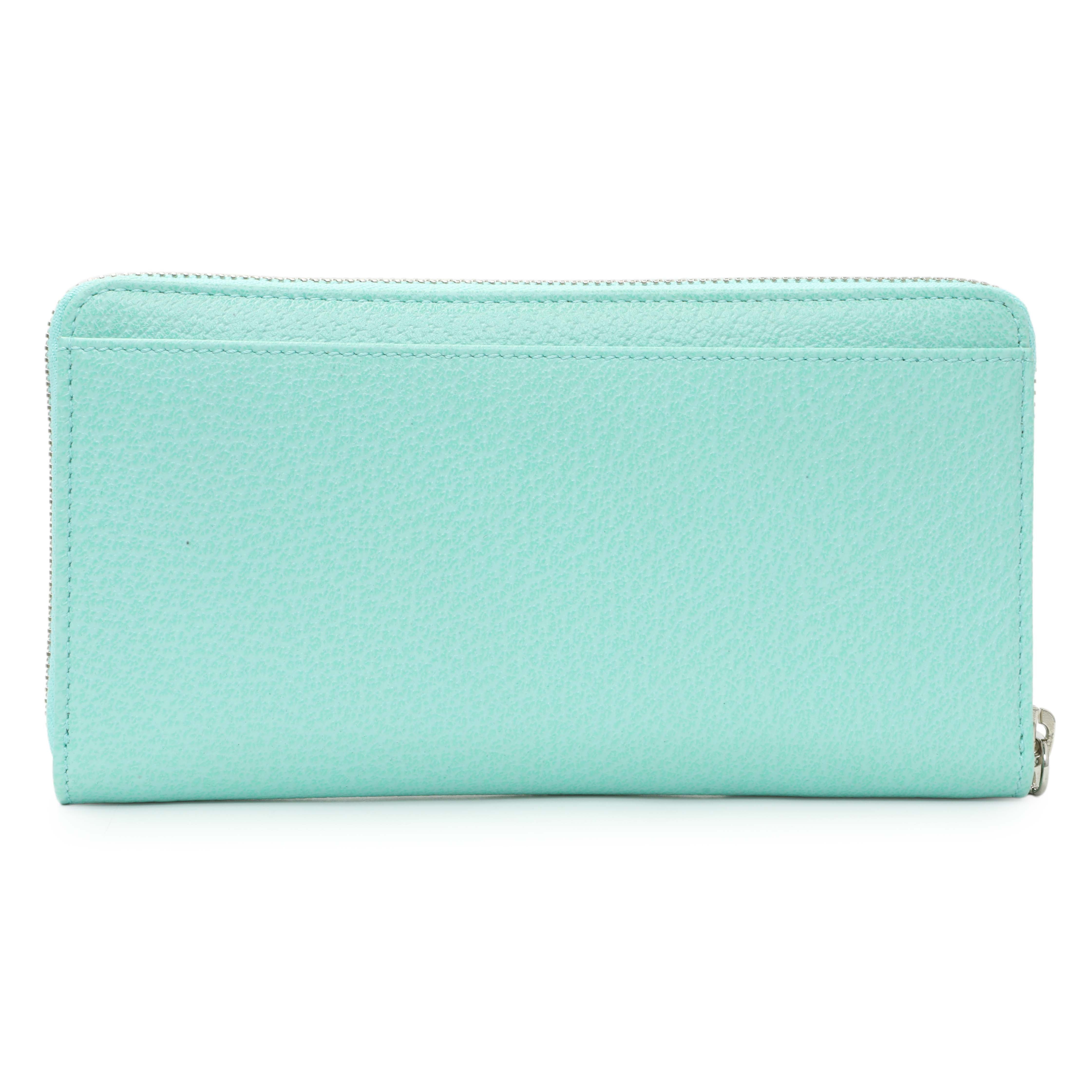 Tiffany & Co. Blue Leather Continental Wallet – Modaselle