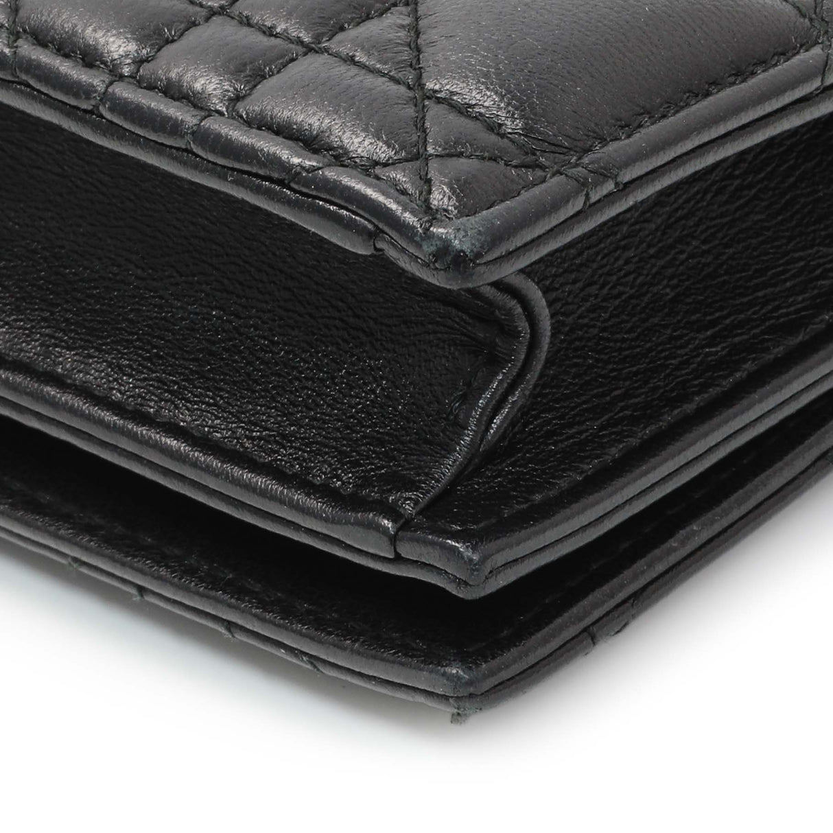 Christian Dior Black Lambskin Cannage Lady Dior Convertible Clutch Handbags Christian Dior