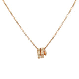 Bulgari 18K Rose Gold Diamond Serpenti Viper Necklace Designer Jewellery Bulgari