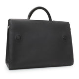 Christian Dior Black Bullcalf Large Diorever Flap Handbags Christian Dior